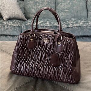 Coach Small Textured Margot Carryall